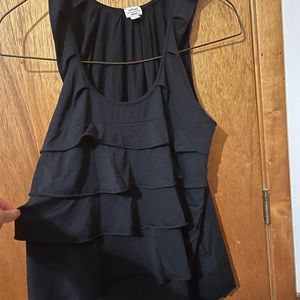 Lululemon tank top ruffled layered